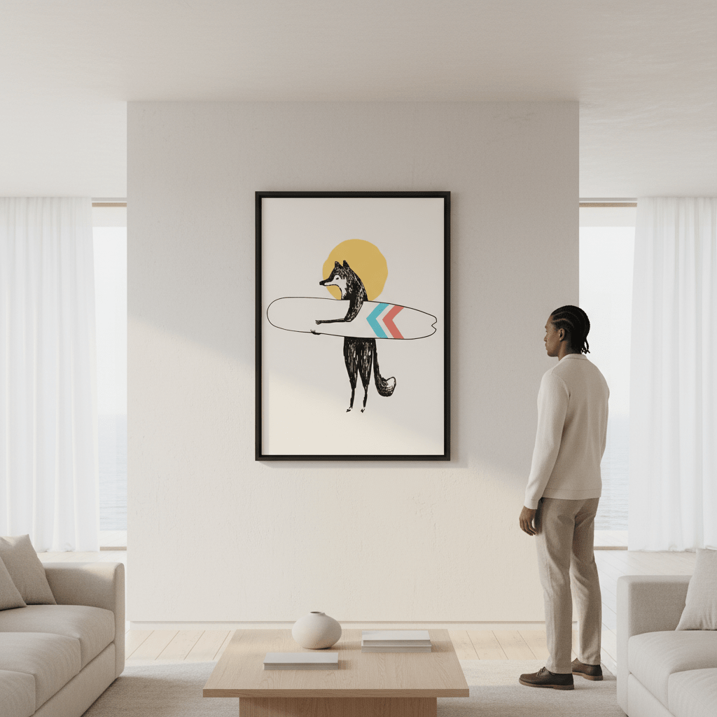 Here Comes the Sun by Florent Bodart wall - art - picture - poster