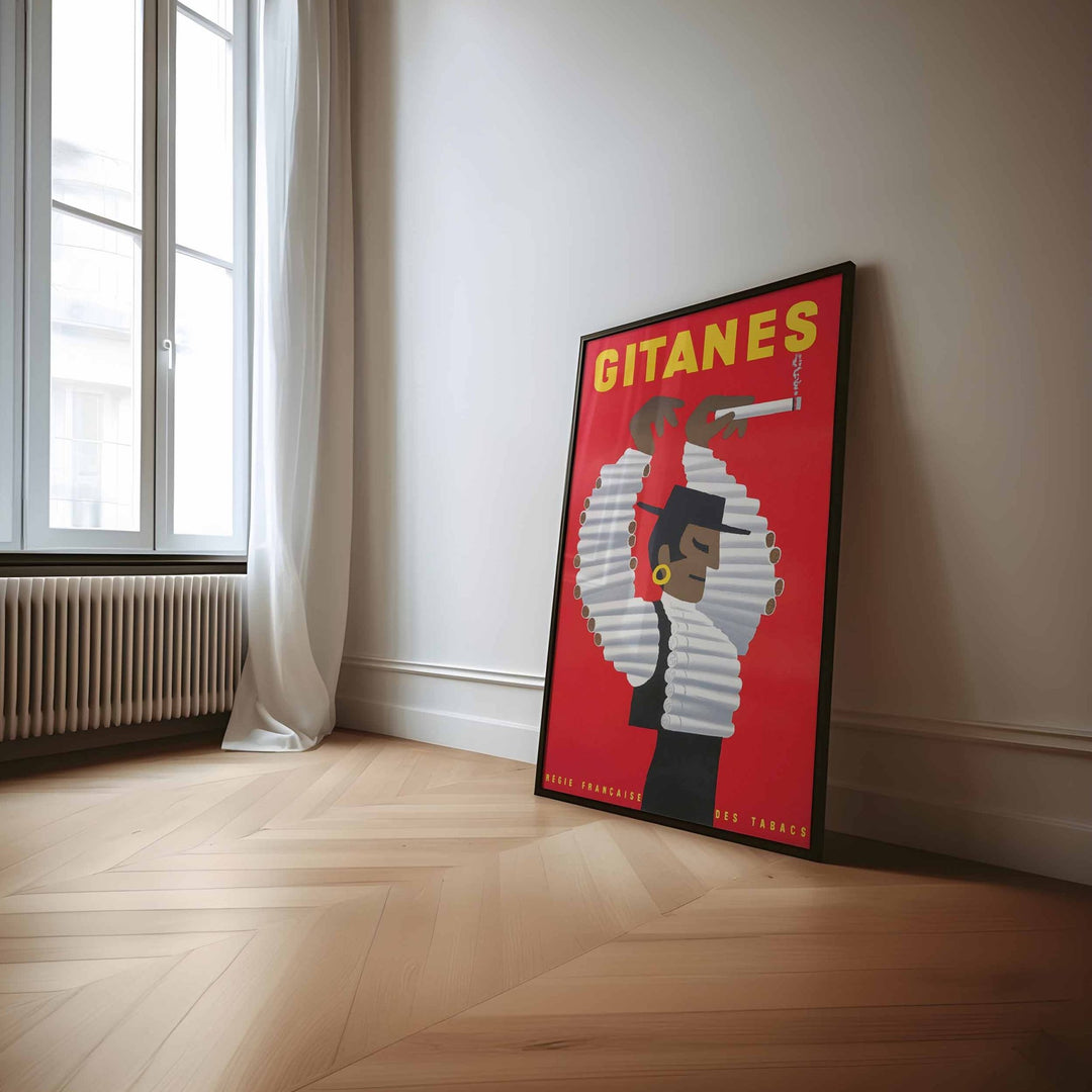Herve Morvan Gitanes Vintage Bar Art wall - art - picture - poster