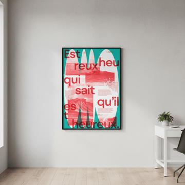 Heureux by Jerome Bizien wall - art - picture - poster