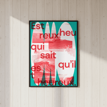 Heureux by Jerome Bizien wall - art - picture - poster