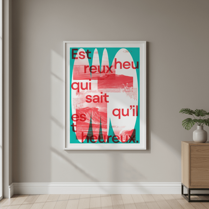 Heureux by Jerome Bizien wall - art - picture - poster