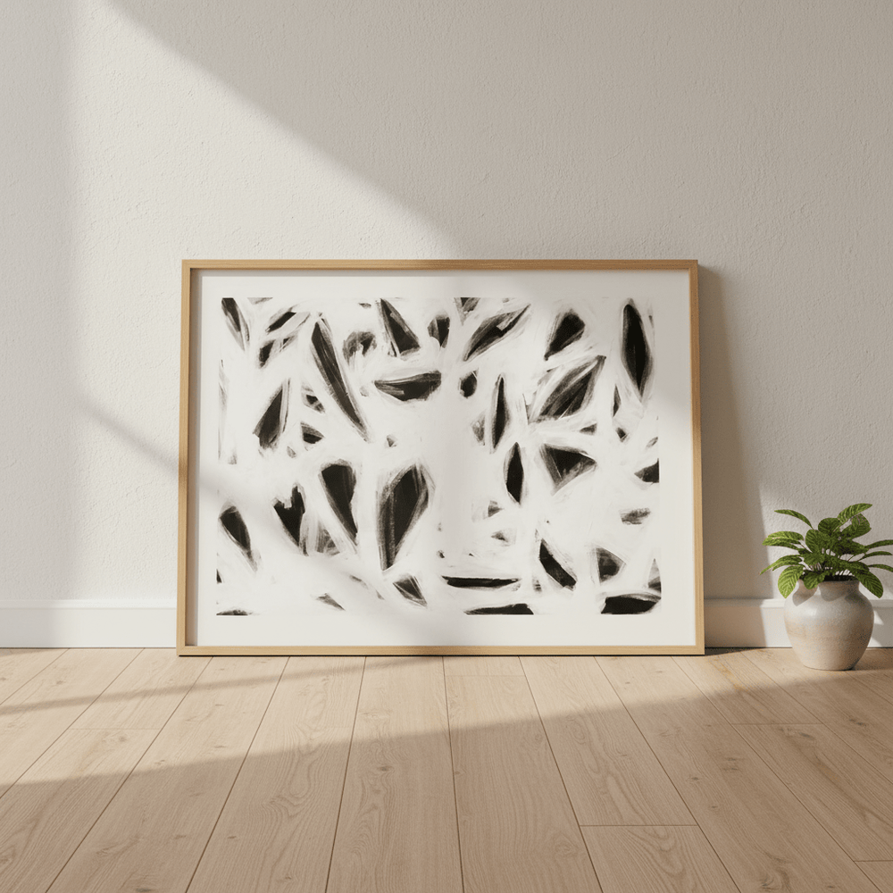 Hidden Heart Abstract by Deer Muskeeter wall - art - picture - poster