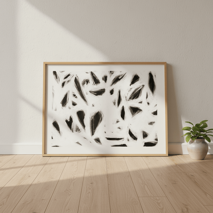 Hidden Heart Abstract by Deer Muskeeter wall - art - picture - poster
