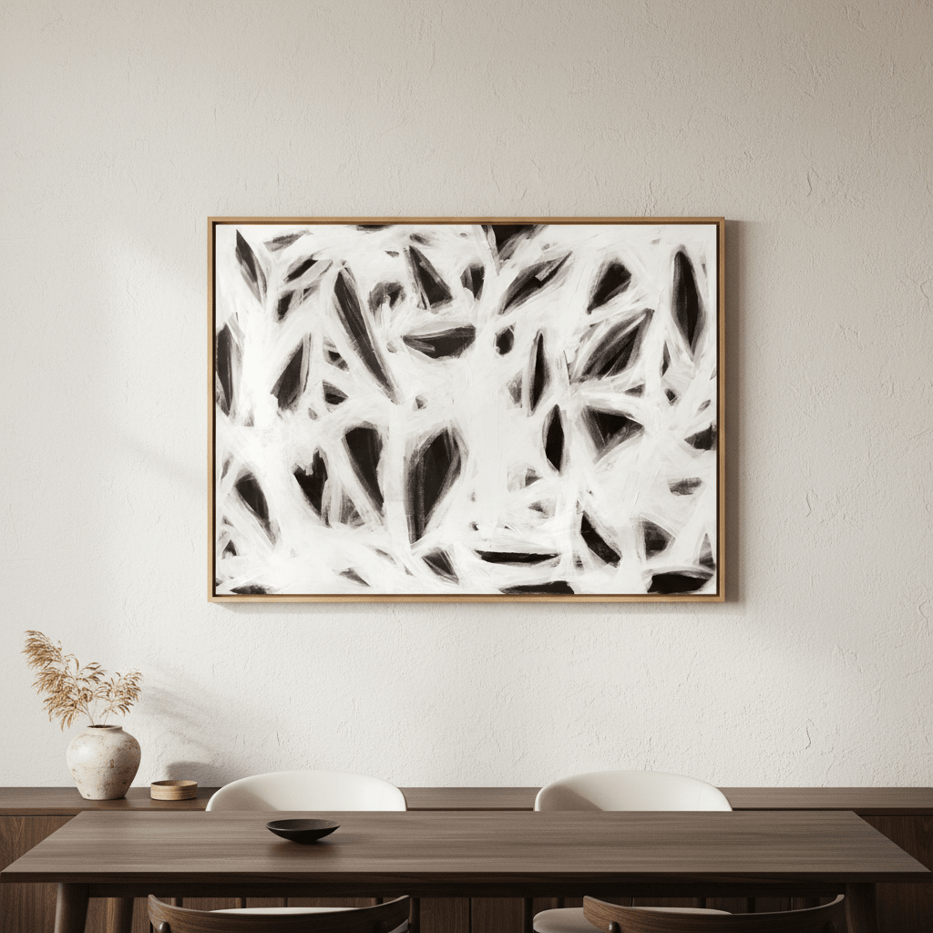 Hidden Heart Abstract by Deer Muskeeter wall - art - picture - poster