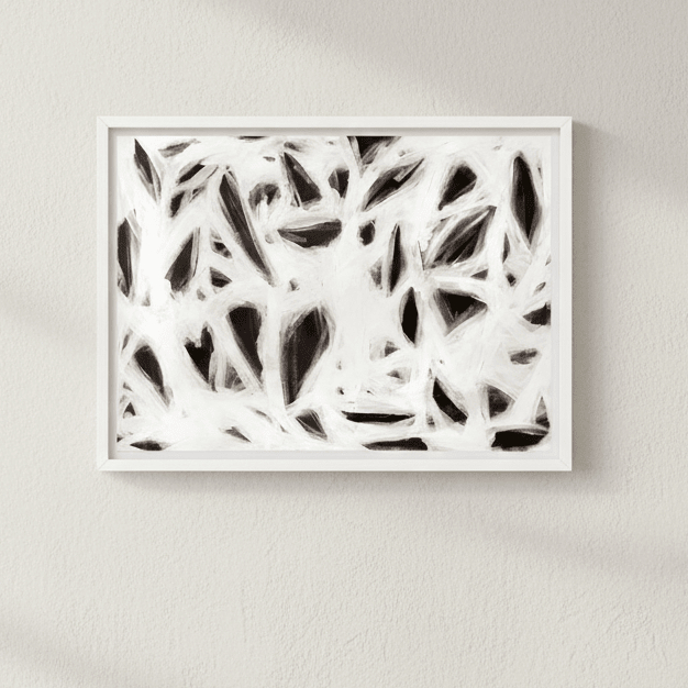 Hidden Heart Abstract by Deer Muskeeter wall - art - picture - poster