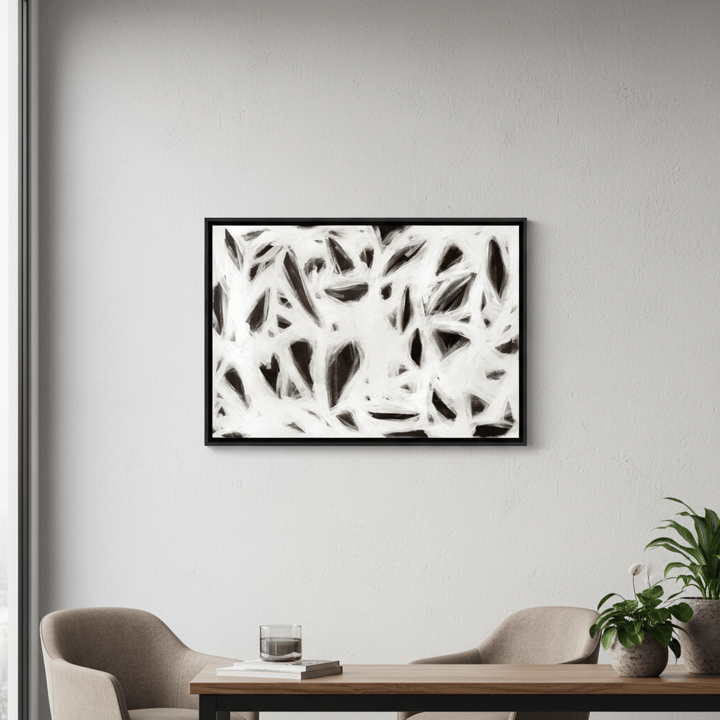 Hidden Heart Abstract by Deer Muskeeter wall - art - picture - poster