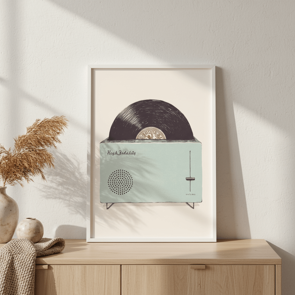 High Fidelity by Florent Bodart wall - art - picture - poster