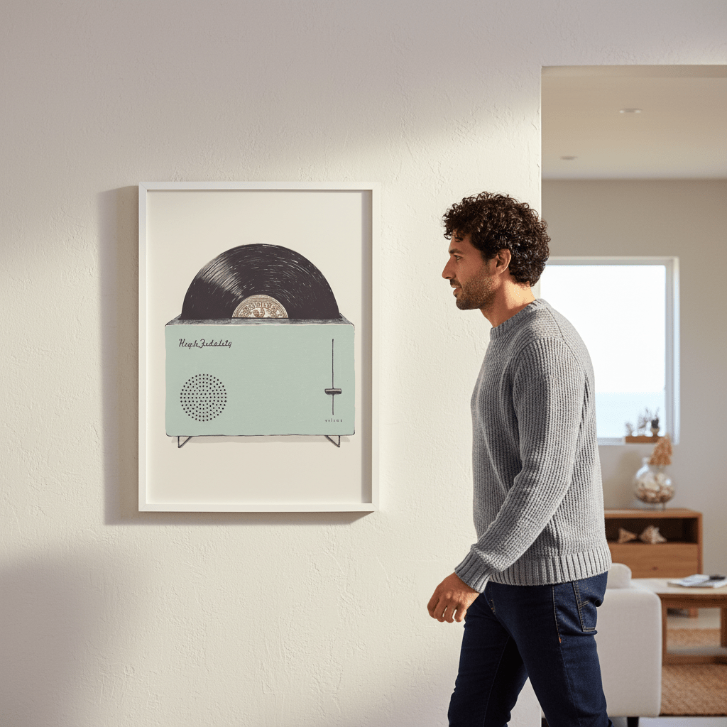 High Fidelity by Florent Bodart wall - art - picture - poster