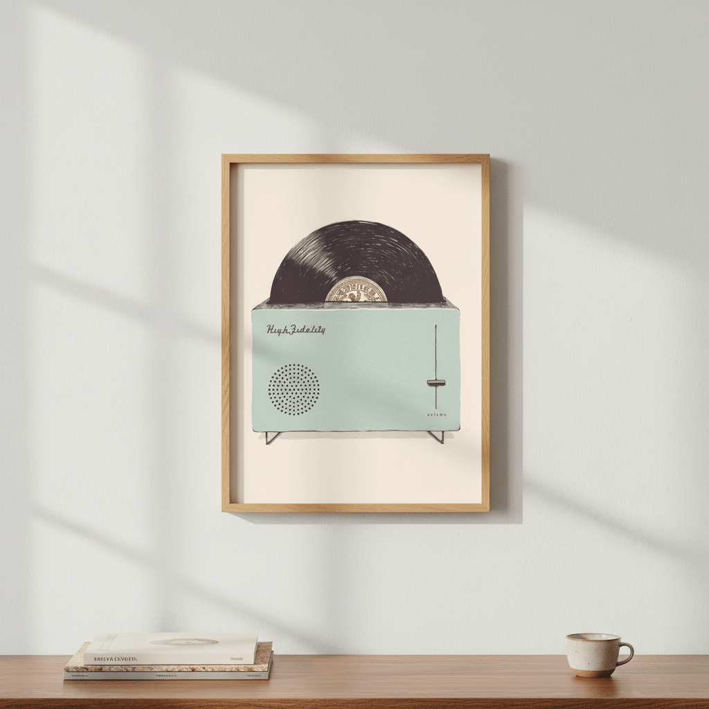 High Fidelity by Florent Bodart wall - art - picture - poster