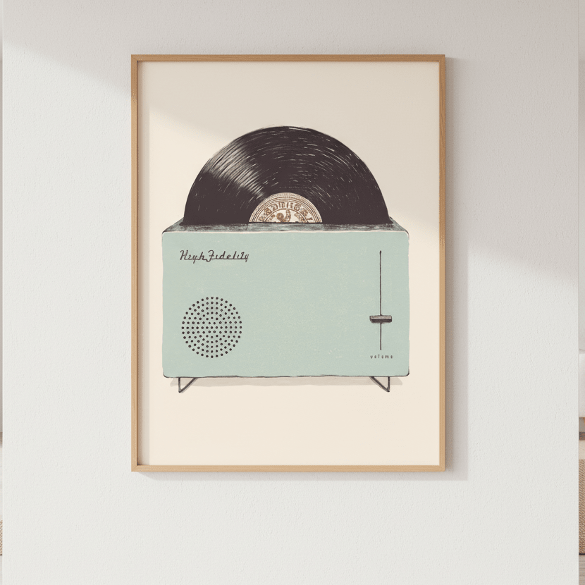 High Fidelity by Florent Bodart wall - art - picture - poster