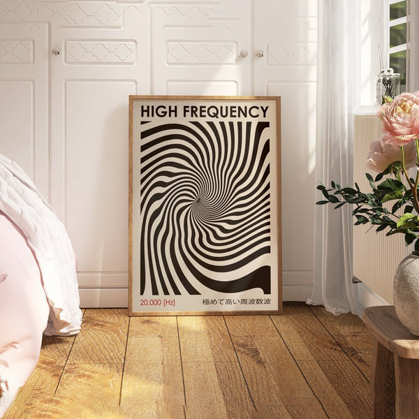 High Frequency 20,000Hz Wall Art