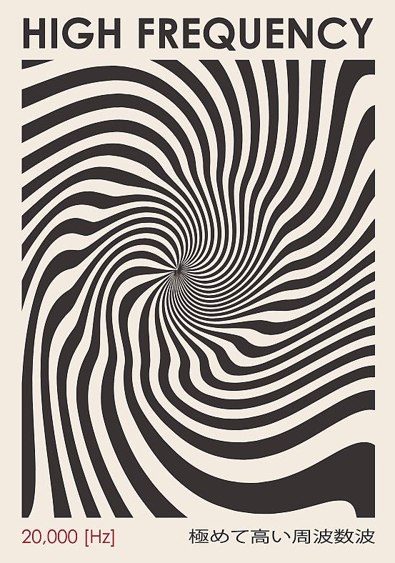 High Frequency 20,000Hz Wall Art