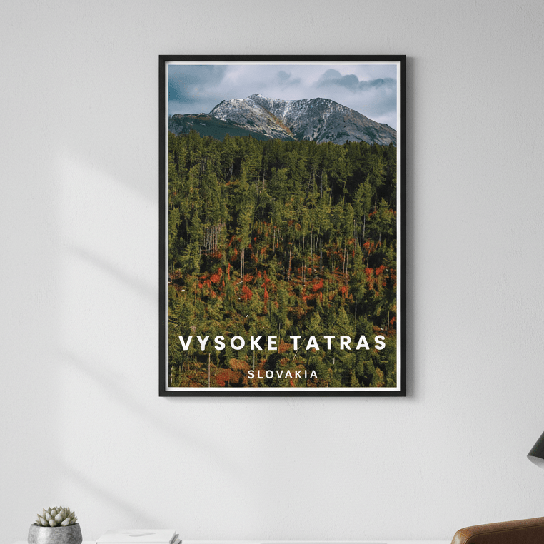 High Tatra Travel Poster, Slovakia by L10 wall - art - picture - poster