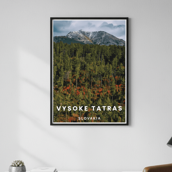 High Tatra Travel Poster, Slovakia by L10 wall - art - picture - poster