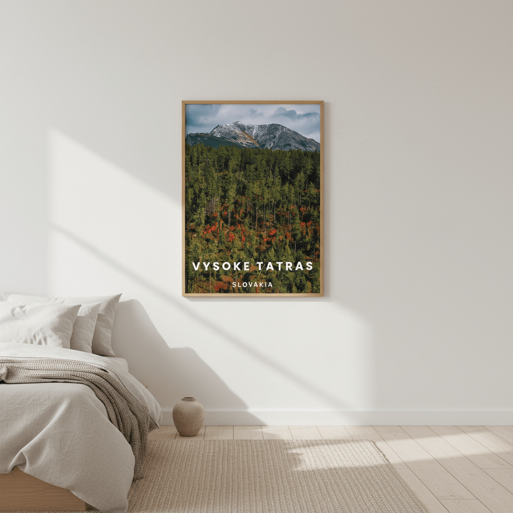 High Tatra Travel Poster, Slovakia by L10 wall - art - picture - poster