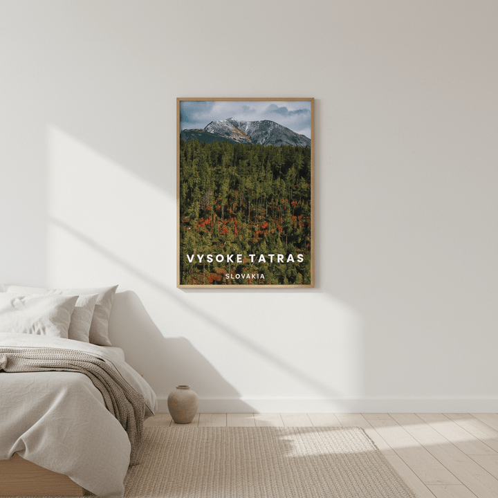 High Tatra Travel Poster, Slovakia by L10 wall - art - picture - poster