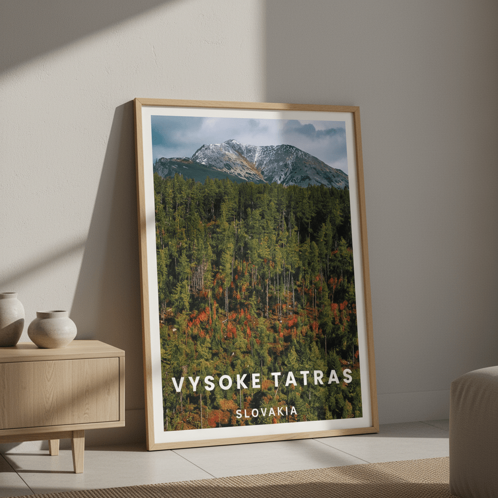 High Tatra Travel Poster, Slovakia by L10 wall - art - picture - poster