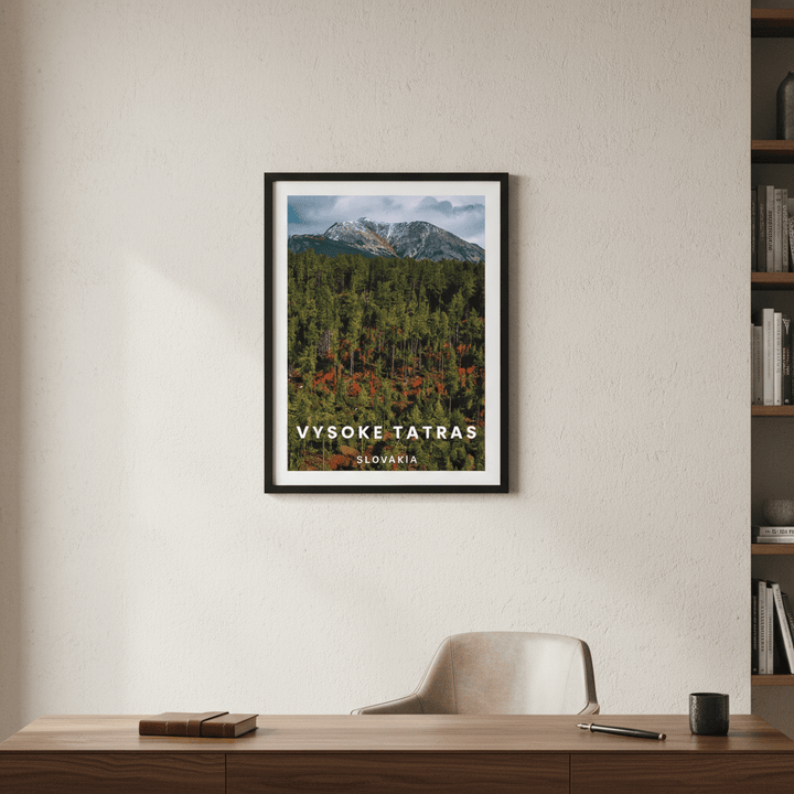 High Tatra Travel Poster, Slovakia by L10 wall - art - picture - poster