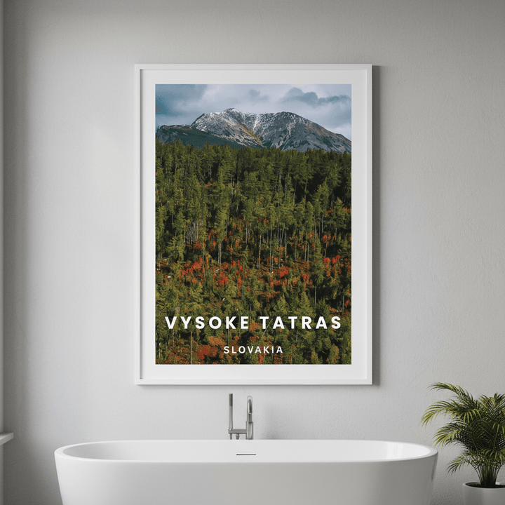 High Tatra Travel Poster, Slovakia by L10 wall - art - picture - poster