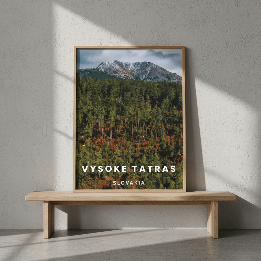 High Tatra Travel Poster, Slovakia by L10 wall - art - picture - poster