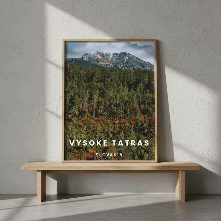 High Tatra Travel Poster, Slovakia by L10 wall - art - picture - poster