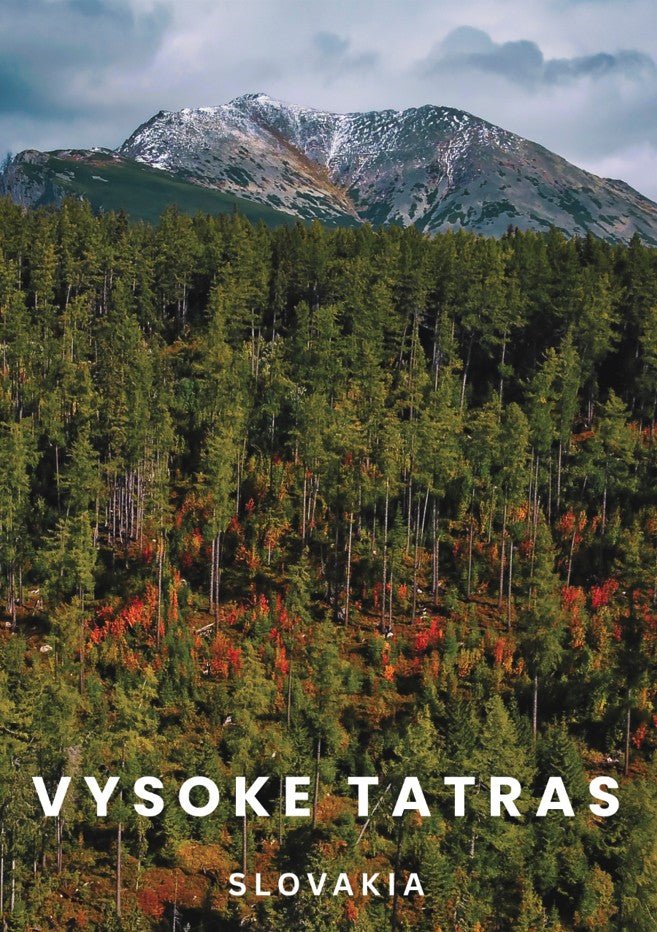 High Tatra Travel Poster, Slovakia by L10