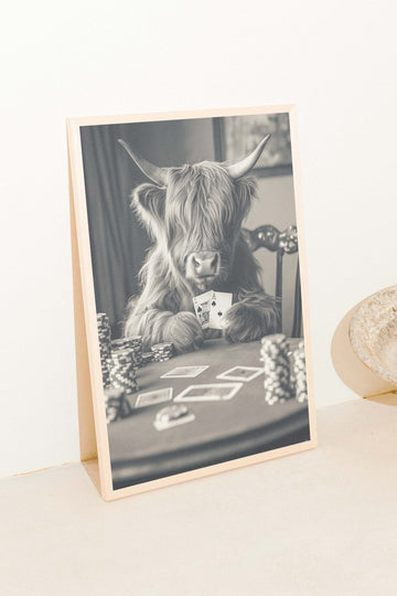 Highland Cow Poker - Style My Wall