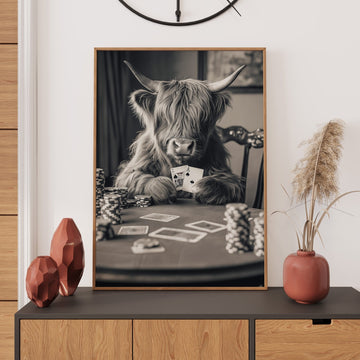 Highland Cow Poker - Style My Wall