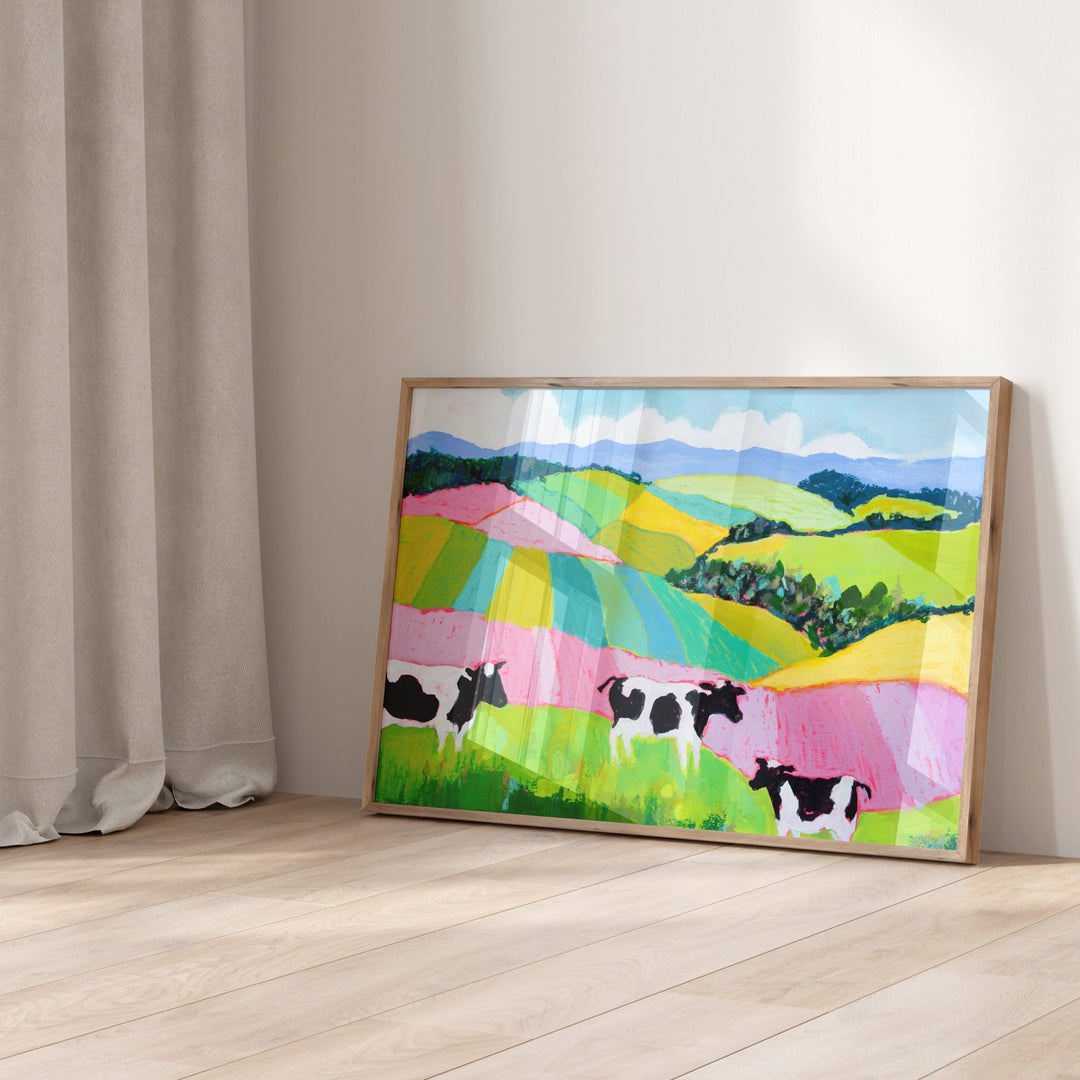 Hinterland Cows by Julia Ockert wall - art - picture - poster