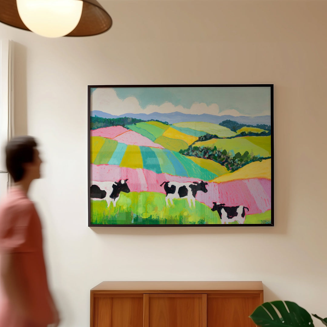 Hinterland Cows by Julia Ockert wall - art - picture - poster