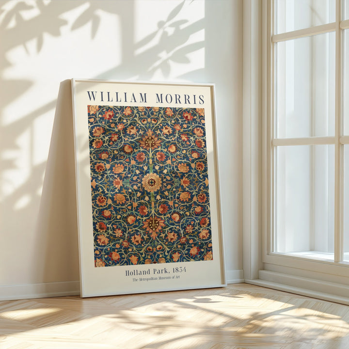 Holland Park by William Morris,bedroom,timber border