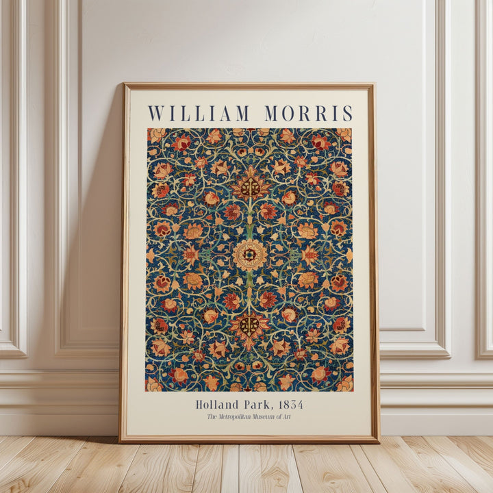 Holland Park by William Morris,bedroom,timber border