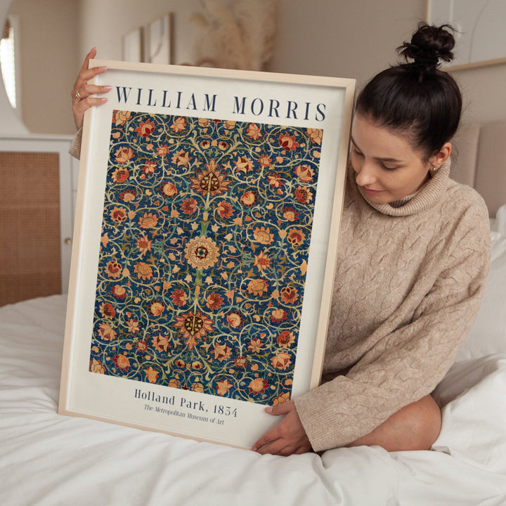Holland Park by William Morris,bedroom,timber border