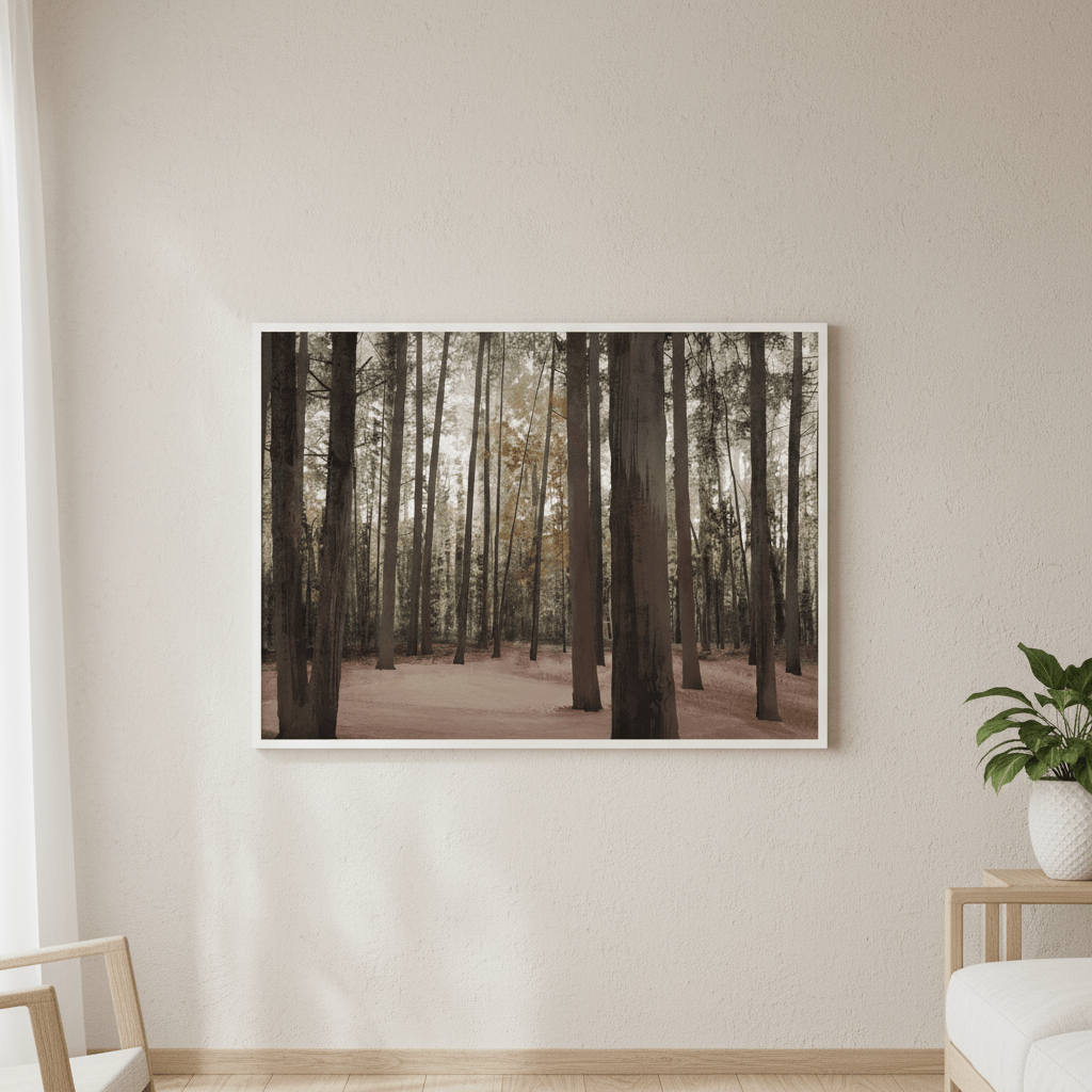 Hollybank Forest Tasmania by Deer Muskeeter wall - art - picture - poster