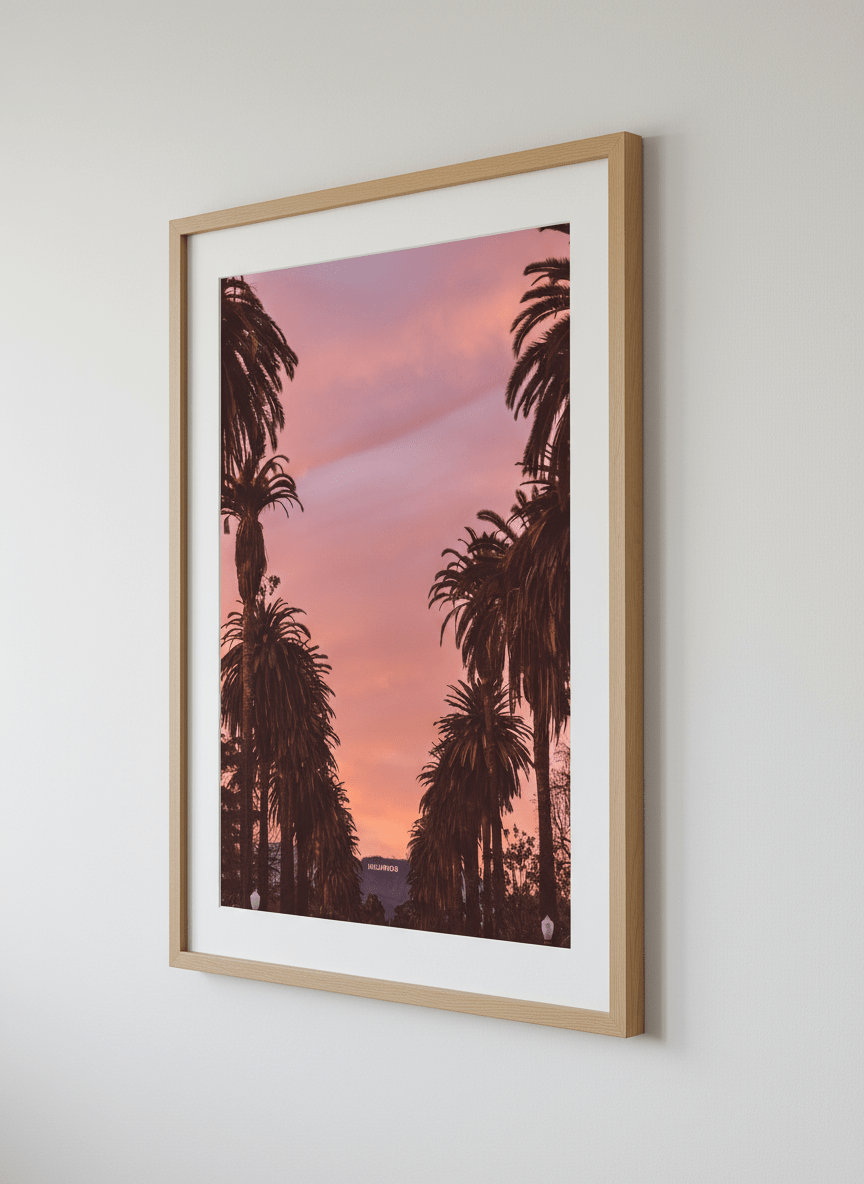 Contemporary wall art featured in a bright modern office workspace