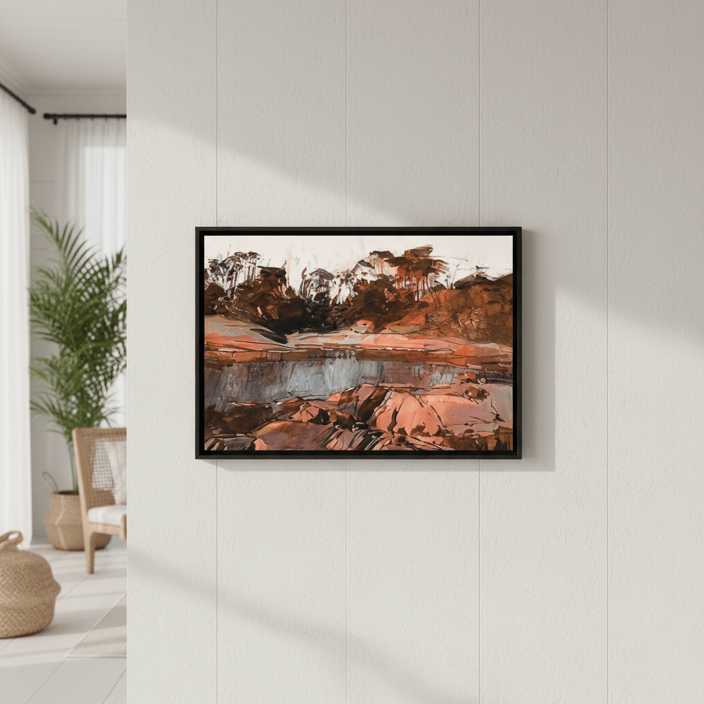 Honeymoon Bay Tasmania by Deer Muskeeter wall - art - picture - poster