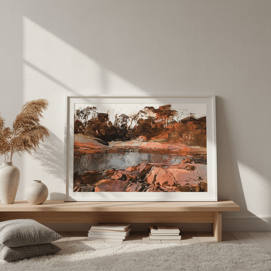 Honeymoon Bay Tasmania by Deer Muskeeter wall - art - picture - poster