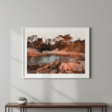 Honeymoon Bay Tasmania by Deer Muskeeter wall - art - picture - poster