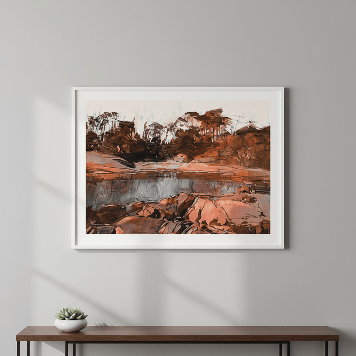 Honeymoon Bay Tasmania by Deer Muskeeter wall - art - picture - poster