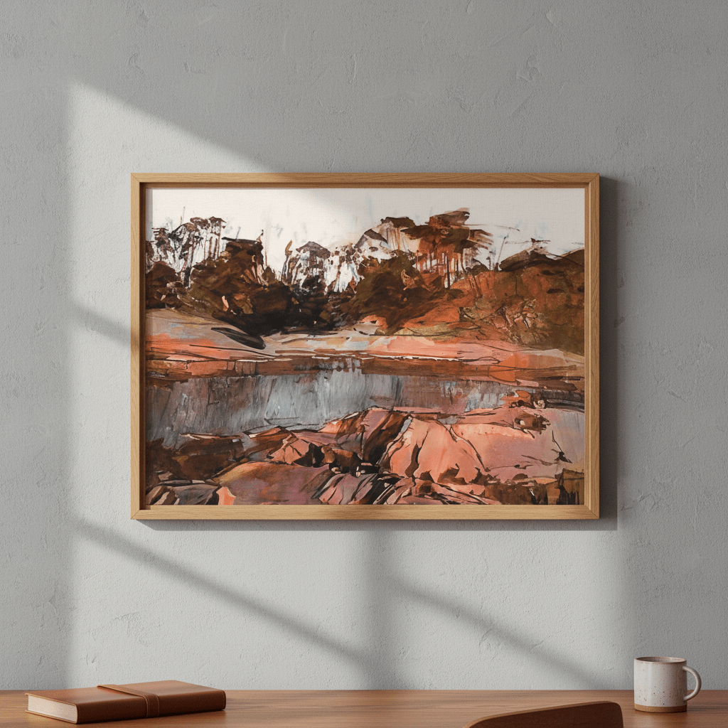 Honeymoon Bay Tasmania by Deer Muskeeter wall - art - picture - poster