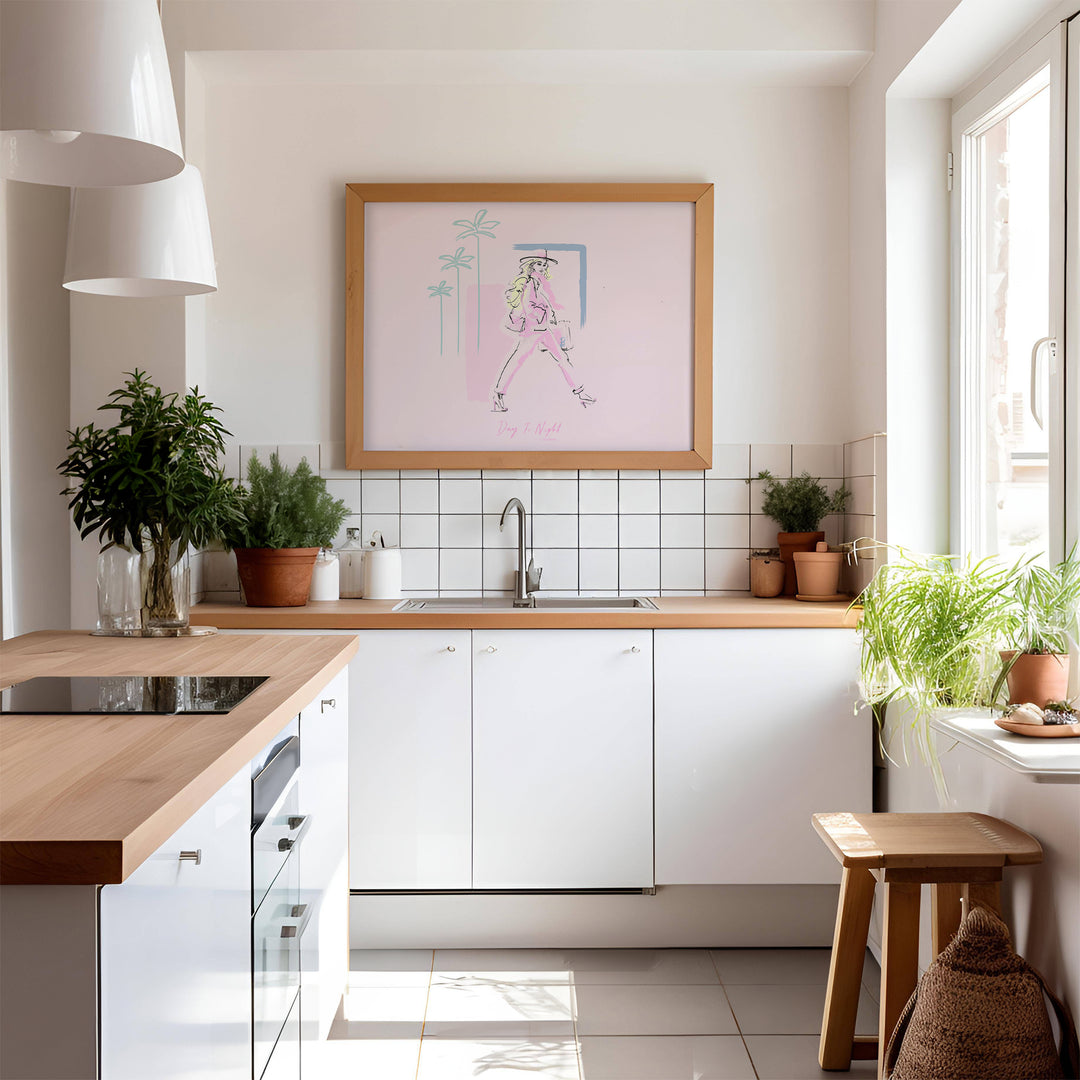 Barbie Day To Night Landscape Wall Art Print