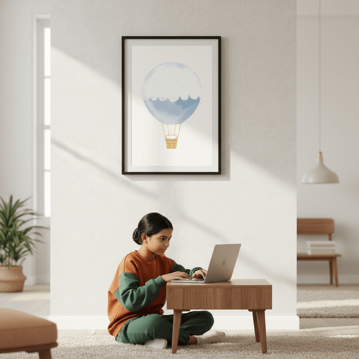 Hot Air Balloon by Menina Lisboa wall - art - picture - poster