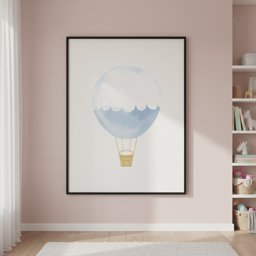 Hot Air Balloon by Menina Lisboa wall - art - picture - poster