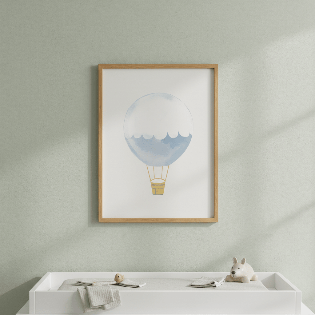 Hot Air Balloon by Menina Lisboa wall - art - picture - poster