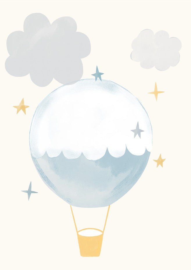Hot Air Balloon Stars by Menina Lisboa