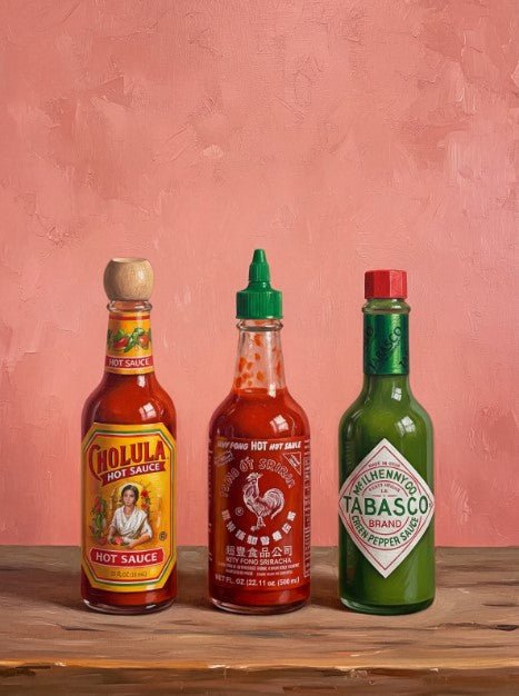Hot Sauce Illustration Painting Sketch