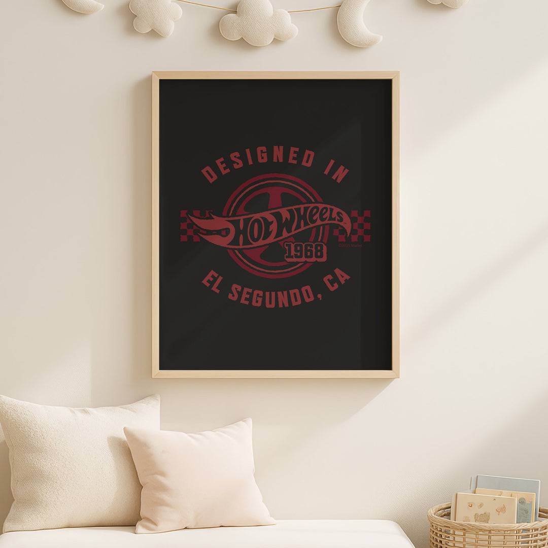 Hot Wheels 68 El Segundo Print wall - art - picture - poster