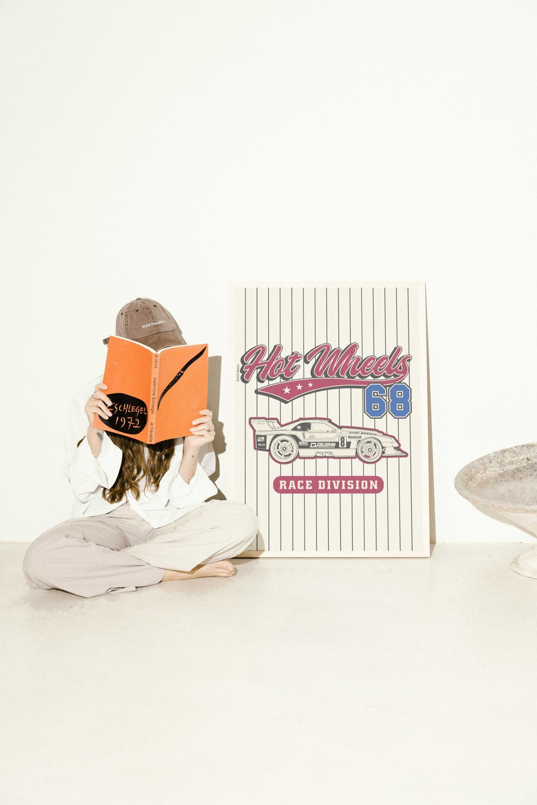 Hot Wheels 68 Race Division Varsity Print wall - art - picture - poster