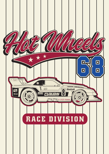 Hot Wheels 68 Race Division Varsity Print frame