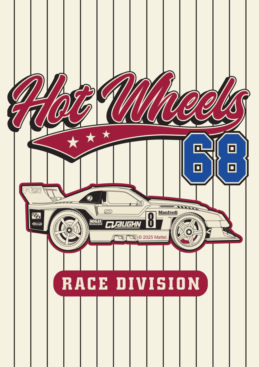 Hot Wheels 68 Race Division Varsity Print